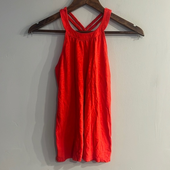 ABERCROMBIE KIDS Girl’s Bright Red Braided Strap Tank Top Size 11/12 - Picture 1 of 5